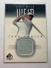 K48,412 - 2001 SP Authentic Tour Swatch #MWTS Mike Weir