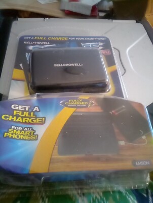 Bell and Howell E-Charge RFID Wallet Phone Charger W/USB Charging Cable