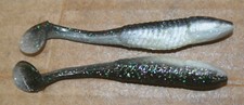 3.5" Swim Minnow Eufaula Special Paddle Tail Swimbait Trailer for A Rig 50 pack 