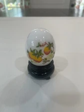 VTG AVON Oriental Egg Peach Orchard Sonnet Perfume EMPTY Decanter