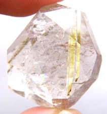 IP21 Rutilated Quartz 64.55ct 23x19x15mm golden needles free form