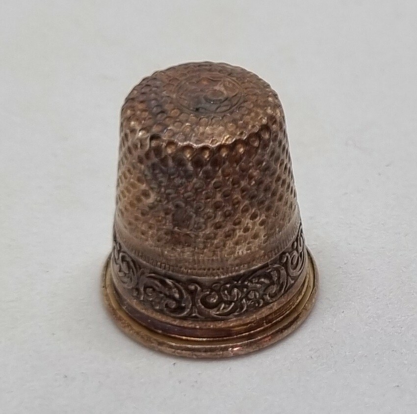 Beautiful Antique Sterling Silver Thimble eBay