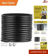 Reinforced Self-Sinking Pond Hose 100' 3/8'' for Optimal Aeration Efficiency