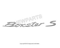Porsche Genuine Porsche Emblem boxster (chrome) For Trunk Lid 98655923702 on sale Porsche Genuine Porsche Emblem boxster (chrome) For Trunk Lid 98655923702 on sale