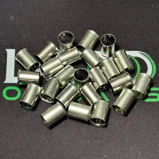 Lord of Bass 24PK 2/0 Gauge Uninsulated Wire Ferrules Crimp Tinned Copper