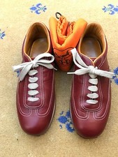 Hermes Sneaker Turnschuhe Schuhe Rot Leder Da...
