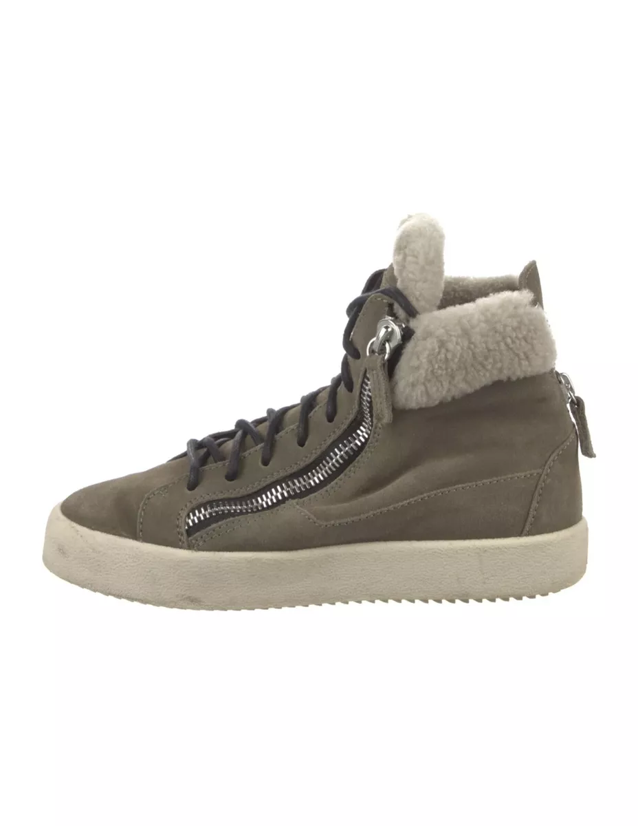 Giuseppe Zanotti Ecoblabber Metallic high-top Sneakers - Farfetch