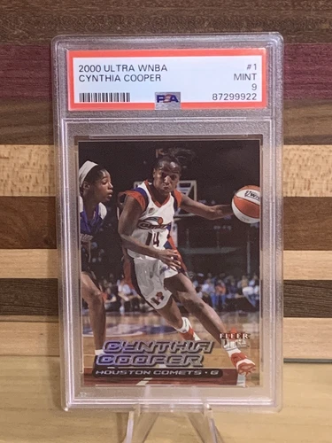 🔥🏀 2000 Fleer Ultra WNBA Cynthia Cooper COMETS PSA 9 Mint Low Pop 9 📈🔥