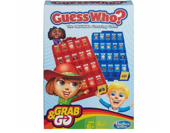 Guess Who Original Guessing Game 6 2 Player Grab Go Blue Red Yes