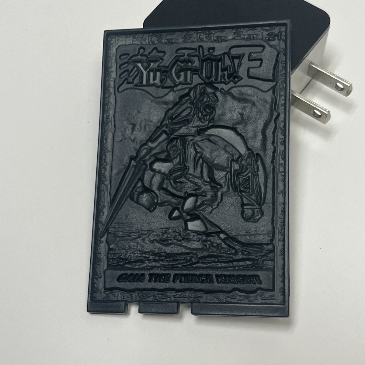 Vintage Yugioh Yu Gi Oh Plastic Card Gaia The Fierce Knight 1996