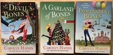 Lot of 3 Carolyn Haines: Devils Bones~Garland~Independent (Booth Delaney) HC