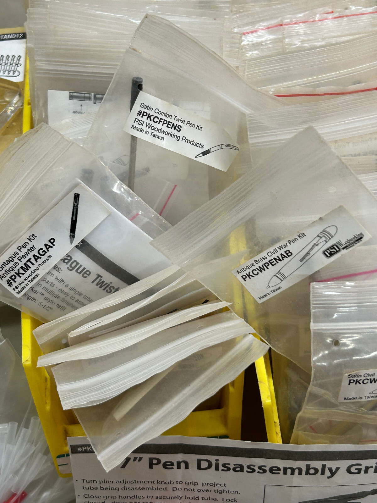 Pen turning business start up kit. Includes kits, parts, accessories, tools