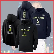 NEW - Paige Bueckers Dallas Wings 2025 WNBA Draft Name & Number Pullover Hoodie