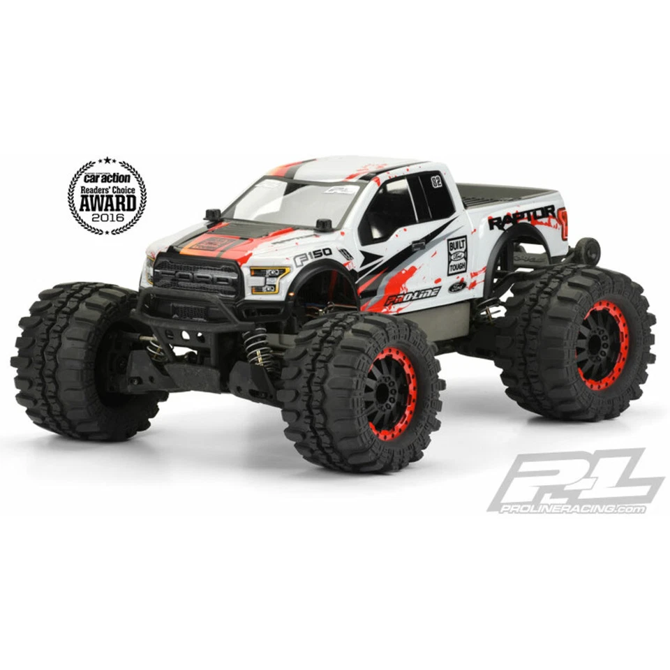 Pro-Line 347000 1:10 2017 F0RD F-Series Raptor Clear Body Stamped - Image 3 of 3