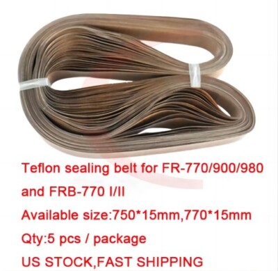 5/10 pcs PTFE Teflon Sealing Belt for FR-900/770 Plastic Pouch Band Sealer In US