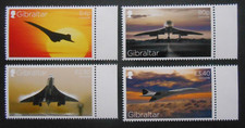 Gibraltar 2019, mi. 1905-1908, lotnictwo, samoloty, Concorde, **niestemplowane