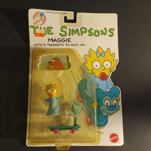 The Simpsons Vintage 1990 Mattel Maggie Simpson Figure/5 thoughts to suck on