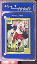 1999 Score Artist Proof #45 Terry Allen Redskins 2/10 CSA 8 Graded Football Card