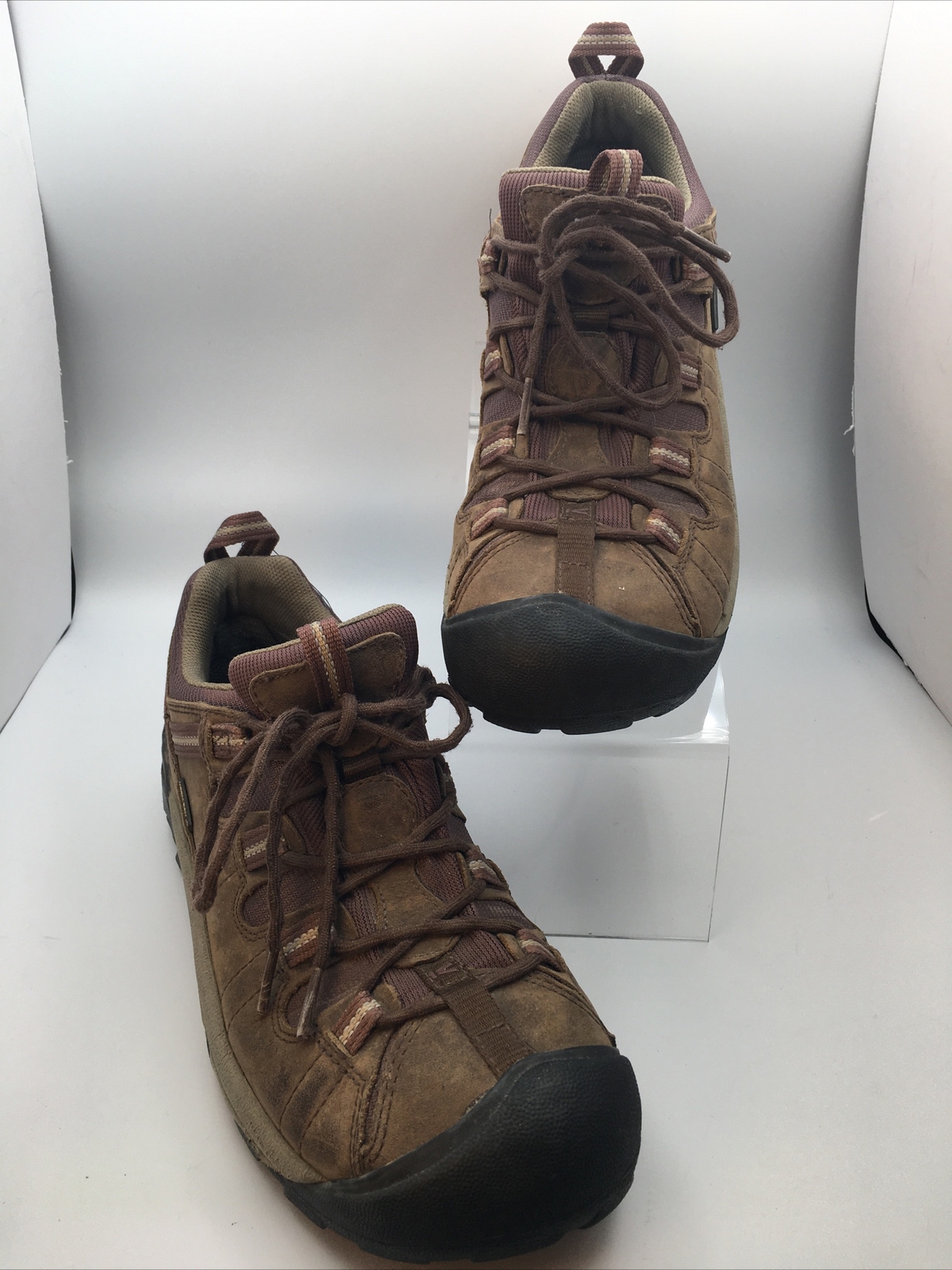 Scarpe KEEN donna 11 Targhee 2 impermeabili sneakers escursionismo pelle marrone 1004094