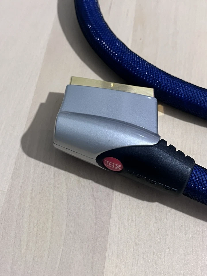 Heavy Duty 1m Scart Lead (Male to Male) Reliable Audio & Video Connection - Image 3 of 4