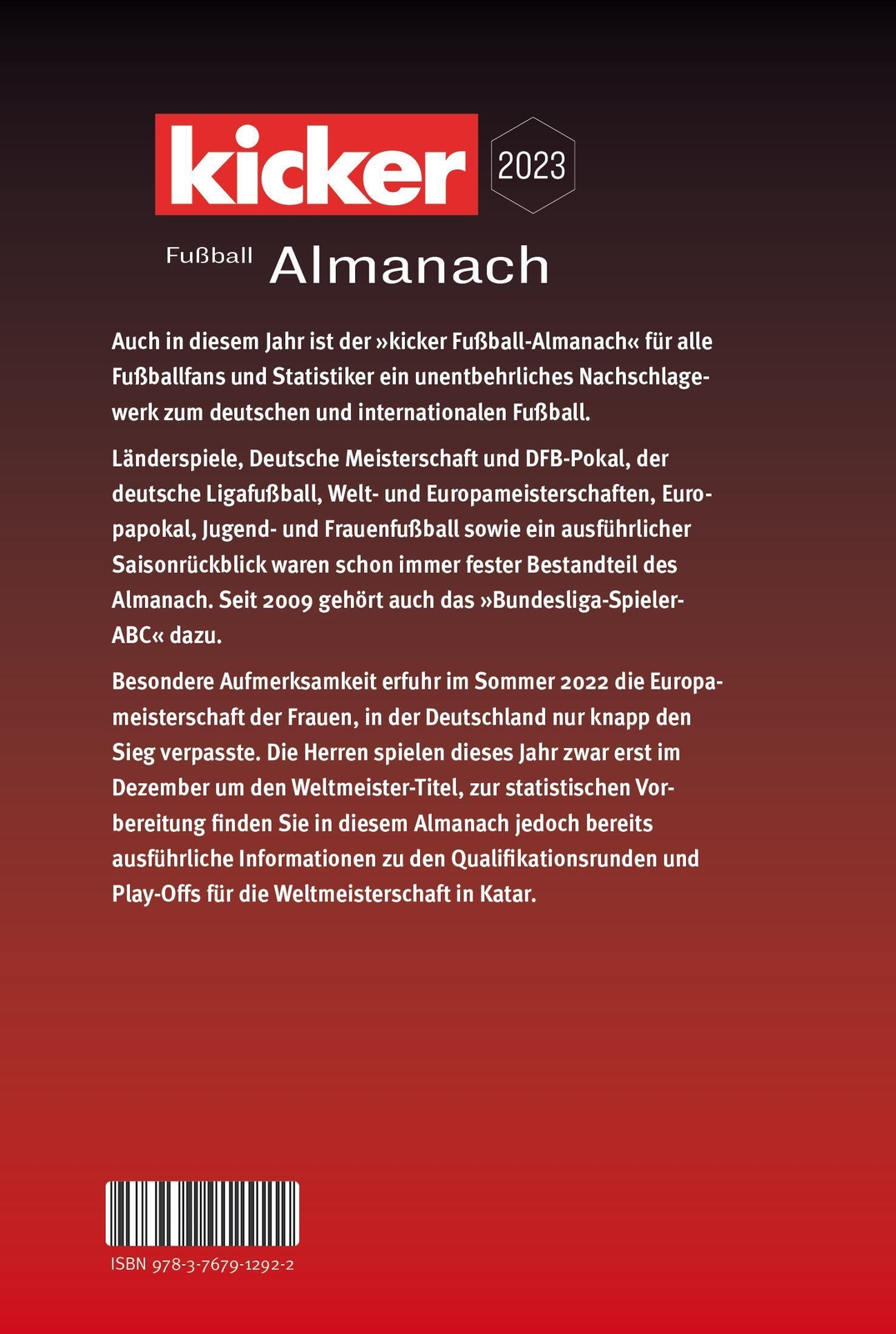 Thumbnail - Kicker Fußball Almanach 2023 | Kicker | Taschenbuch | 910 S. | Deutsch