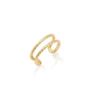 Offener gedrehter Doppel-Ring (Gold, Größe 51) von Abbott Lyon, Original 65 