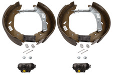 Bremsbackensatz Hinterachse für FORD TRANSIT Bus Kasten Pritsche/Fahrgestell