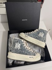 Amiri High Court Bandana Clay Indigo Trainer Shoes
