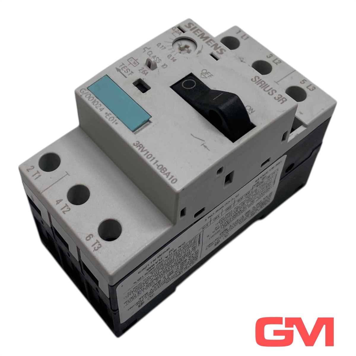 Siemens Circuit Breaker 3RV1011-0BA10 Motor Protection 0.14...0.2 A