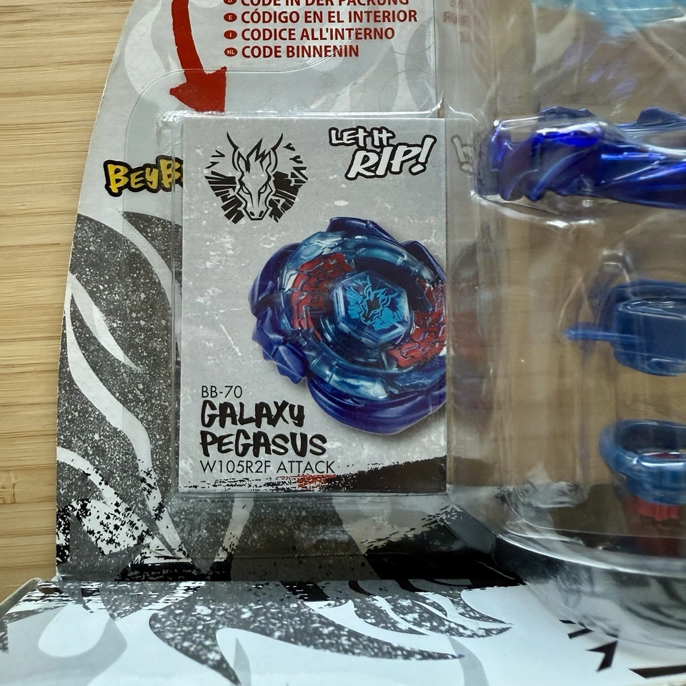 Hasbro Beyblade Galaxy Pegasus Metal Masters BB-70 SELLADO W105R2F Foto 2 de 4