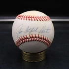 Jim Catfish Hunter Signed Rawlings OAL Baseball A's/Yankees Autograph ZJ23101