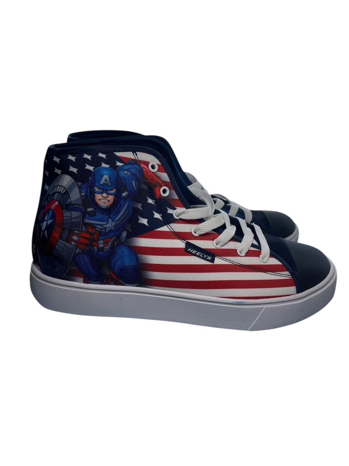 Heelys Men Sneaker Skate HES10448 Hustle Captain America Blue Red Size 12 M 12490₽