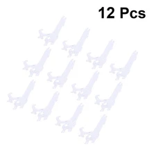 12 Pcs Plate Holder Easels Display Stand for Dish Tabletop Rack Desktop