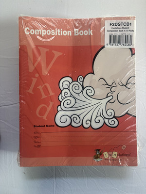 NEW (Open Pack) Wilson Fundations Level 1 Composition Book 10-Pack Wind Cover