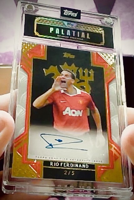 Topps Manchester United Palatial 2026  Rio Ferdinand Palatial Devil Autograph /5