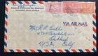 1930s Dhahran Saudi Arabia Airmail Oil Company Cover to Oakland CA USA — photo 1