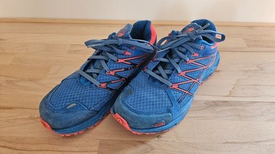 The North Face   Damen Wanderschuhe - Trailrunning Schuhe   37   UK4 Blau / Rot