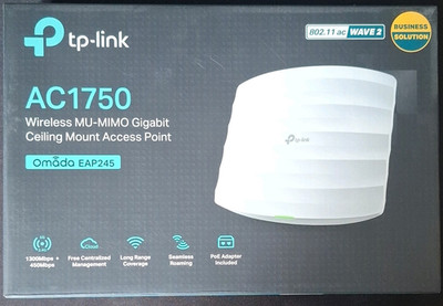 TP-LINK Omada EAP245 Access Point AC1750 Dual-Band MU-MIMO Gigabit RJ-45