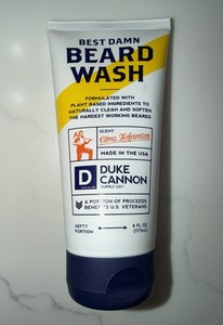 DUKE CANNON SIBERIAN MINT FACE SCRUB & CITRUS HEFEWEIZEN BEARD WASH (2) —NIB