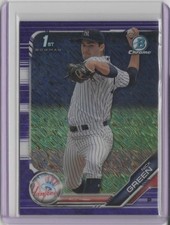 2019 Bowman Chrome Prospects Purple Shimmer Refractors #BCP169 Nick Green