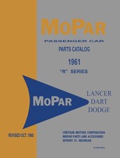 1961 Dodge All Models Parts Book 1961 Dodge All Models Parts Book