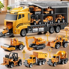 Carrier Truck Toddlers Toys for 3 4 5 6 7 Years Old Boys, Toy Truck Transport...