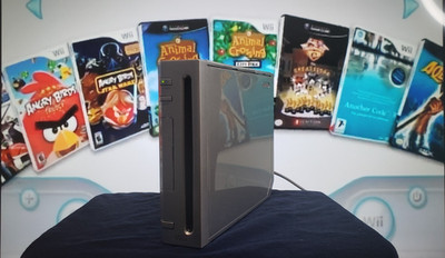 Nintendo Wii Console with AVE-HDMI / WiiDual Like / Silver - Fast Ship!