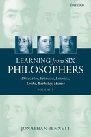 Learning From Six Philosophers Jonathan Bennett Taschenbuch Englisch 2003