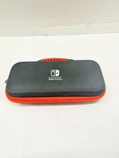PowerA Nintendo Switch Hard Shell Carry Case Black Red w/ Cartridge Holders New