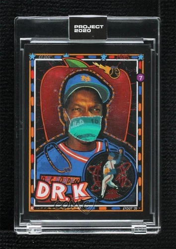 2020 Topps Project 2020 1985 Topps /7141 Dwight Gooden Efdot #137