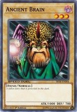 Yu-Gi-Oh TCG SBTK-EN004 C Ancient Brain Speed Duel: Trials of the Kingdom