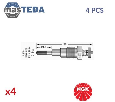6929 GLÜHKERZE GLÜHKERZEN NGK 4PCS NEU OE QUALITÄT