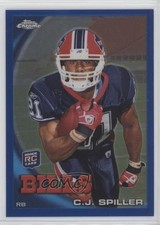 2010 Topps Chrome Blue Refractor 90/199 CJ Spiller #C120 0c3