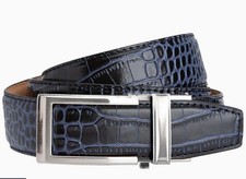 NEW Nexbelt Reptile Series Cayman Black/Blue 2.0 Cut To Fit Golf Belt